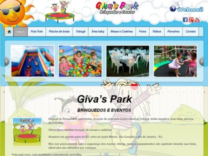 Criação de sites Portifólio Givas Park